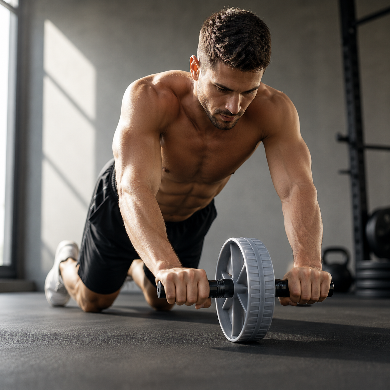 EliteRole Power – Pro Ab Roller for Maximum Tension & Control