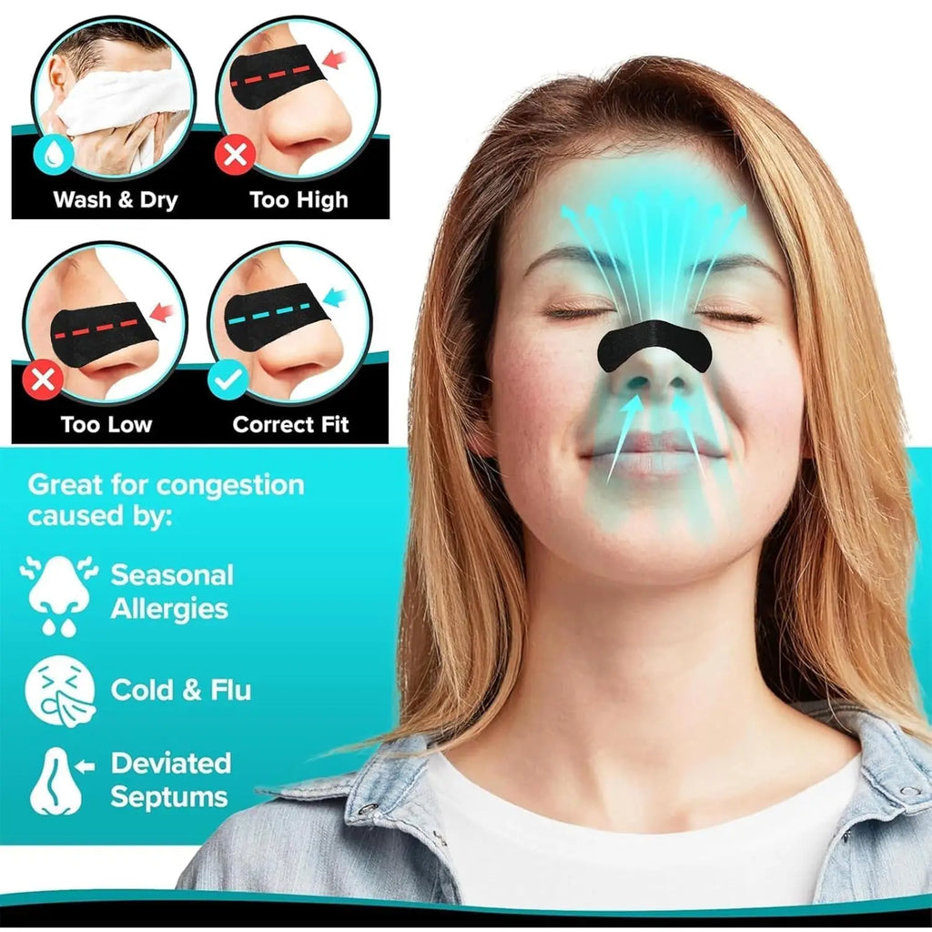 EliteSleep Pro – Premium Nose Strips für maximale Luftzufuhr & erholsame Nächte