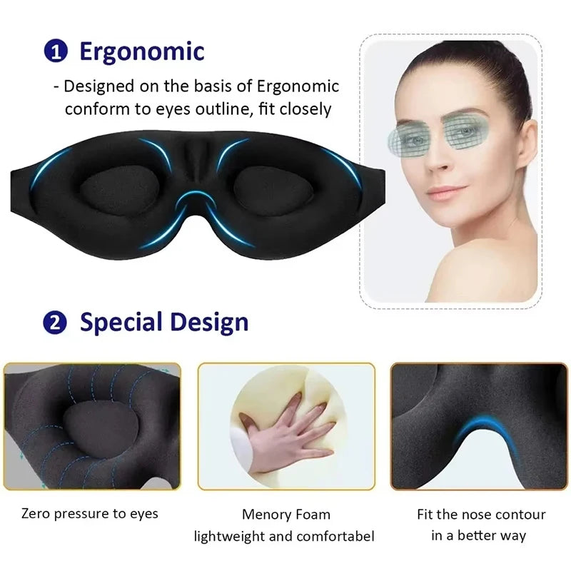 EliteSleep Sleep Mask – Deep Sleep & Maximum Darkness for Perfect Regeneration