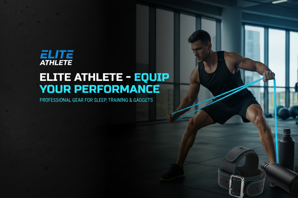 EliteAthlete Hero Banner – Blau